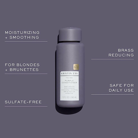 Kristin Ess The One Purple Conditioner 10oz - Picture 3 of 3